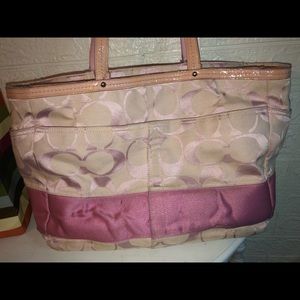 Coach Signature Logo DiaperBag